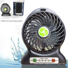 USB Mini Fan Portable Electric Fans LED Portable Rechargeable Desktop Fan Cooling Air Conditioner Portable Fan with a Battery